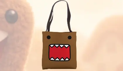 DOMO-KUN JDM DOMO-KUN Cute Japanese little monster kids toys Tote Bag